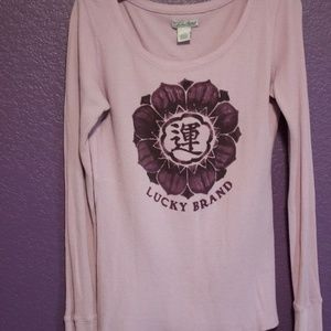 Lucky Brand Pink Flower Thermal
